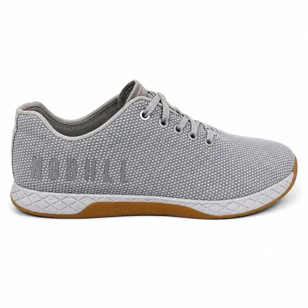 Nobull Outwork Edge Sneaker Women Size 9.5 Gray Training CrossFit Gym Shoes